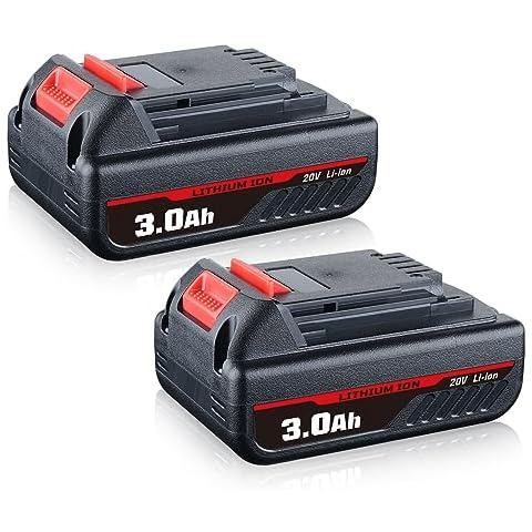 Vanttech 2 packs 3.6ah hpb18 replacement battery for black and