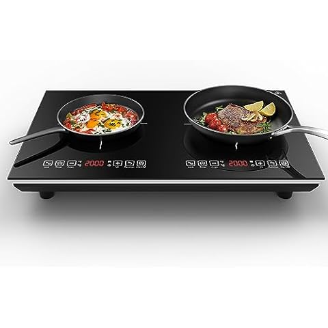 Vbgk Electric Ceramic Cooktop Electric Stove Top with Touch Control 9 Power Levels Kids Lock & Timer Hot Surface Indicator Overheat Protection110v