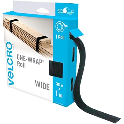 VELCRO Brand Heavy Duty Fasteners, 4x2 Inch Strips 4 Sets