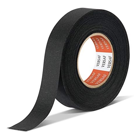 Black Insulation Tape, Self Adhesive Cloth Car Tape Wiring Harness Tape,  Anti-squeak Rattle Felt Insulation Tape For Car Mmoto (19mm X 15m)
