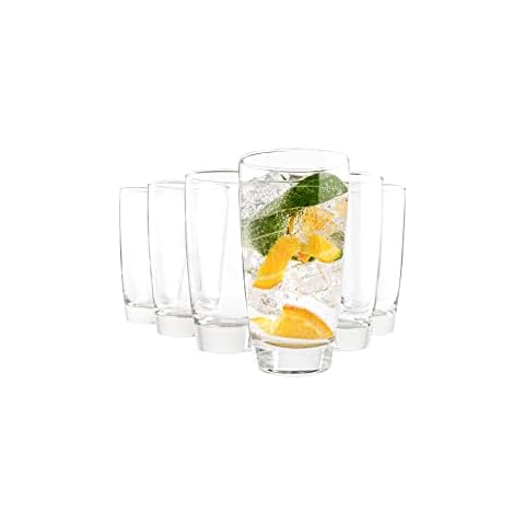 Vikko 5 Ounce Small Juice Glasses, Heavy Base Glassware, Mini Cups