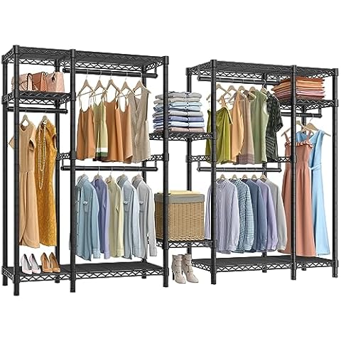 Vipek L9 L Shape Garment Rack Heavy Duty Clothing Rack