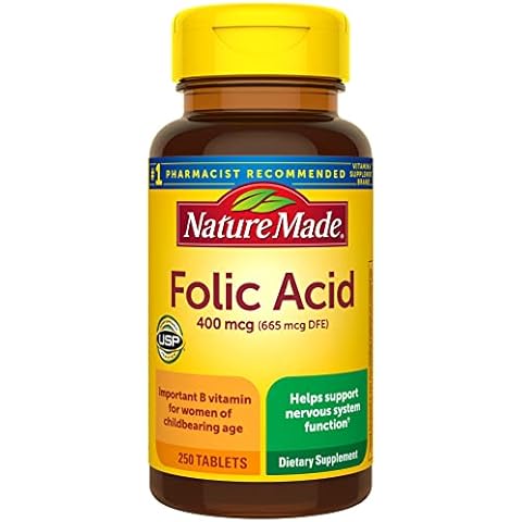 Vitamin B9 (Folic Acid) Supplement Tablets
