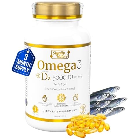 Vitamin D3 Omega 3 Supplements