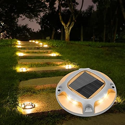 VOLISUN 12-Pack Outdoor LED Landscape Lighting,3W 12V Low Voltage Pathway  Lights,Outdoor Waterproof Garden Lights, Aluminum Housing ETL Listed,CRI