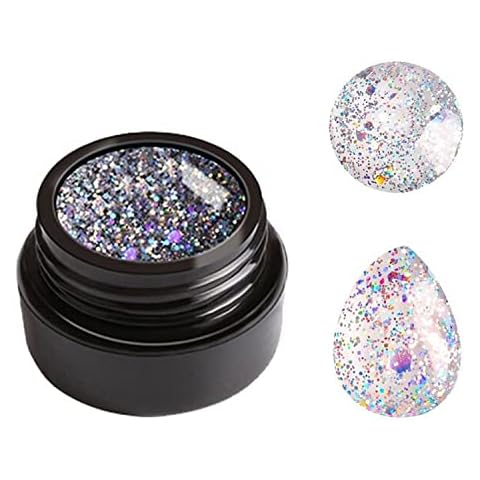 Foil Flakes Pigment Mirror Flake Effect Chrome Nail Powder Glitter Sequins  Manicure Gel Nail Polish