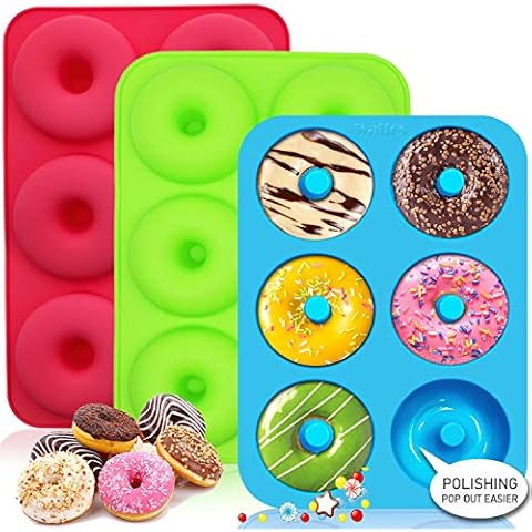 To encounter 24Pack Silicone Donut Pans for Baking, Nonstick Round  Doughnut, Reusable Baking Cups,Muffin Cupcake Molds, 2.5 Ounces Bagel Pan