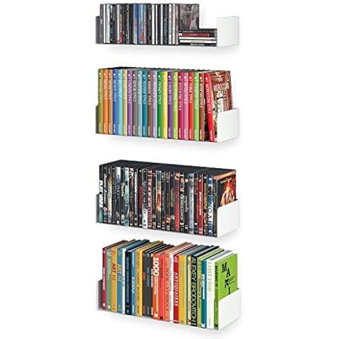 BORA Long Floating Shelves, 48x6 Bookshelves for Living Room