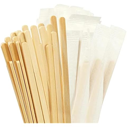 100Pcs Coffee Stirrers Disposable Plastic Sip Drink Coffee Stir Sticks  Straws