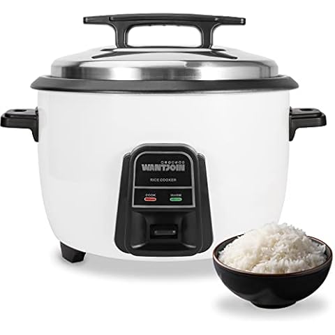 Onlicuf Commercial Rice Cooker 70-Cup Cooked (35-Cup Uncooked) Stainless  Steel Housing 1550W for Restaurant