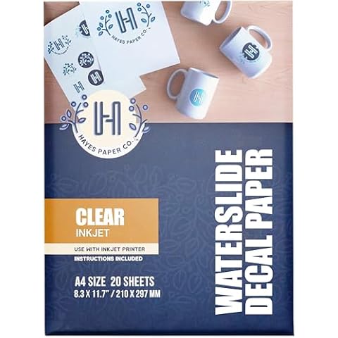 Waterslide Decal Paper