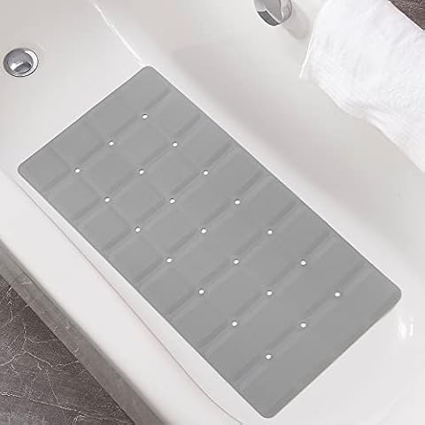 Webos Patented Non Slip Bathtub Mat Shower Mat Bath Mat Tub Mats with  Strong Suction Cups Soft Natural Rubber Bath Mat for Inside The tub