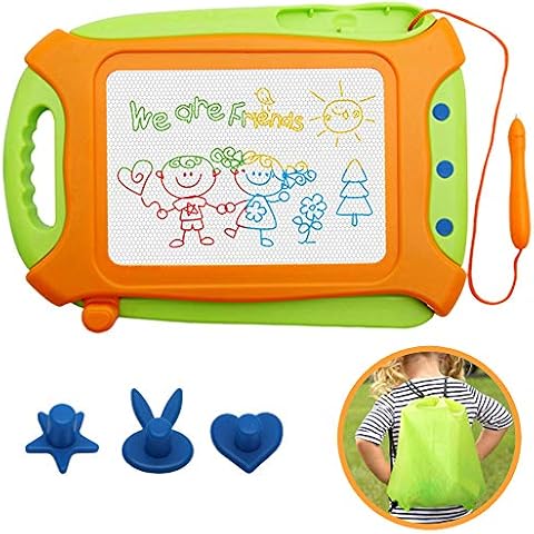 Magnetic Drawing Board for Toddlers 1-3, Color Erasable Doodle