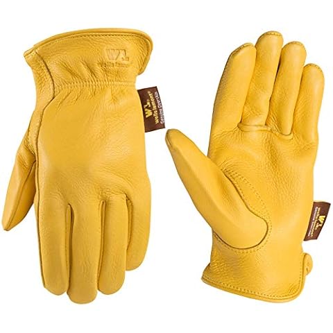 Freehands Men's Stretch Thinsulate Gloves (Medium, Black)