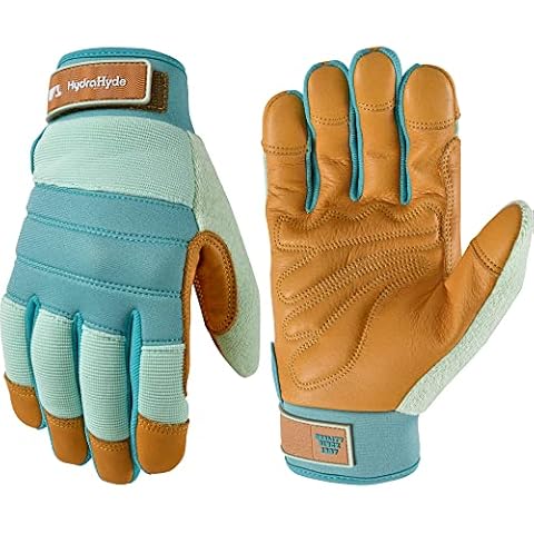 HUWLUIWA Work Gloves for Women, Touchscreen Working Glove Mechanic Gloves  for Construction Yardwork Gardening