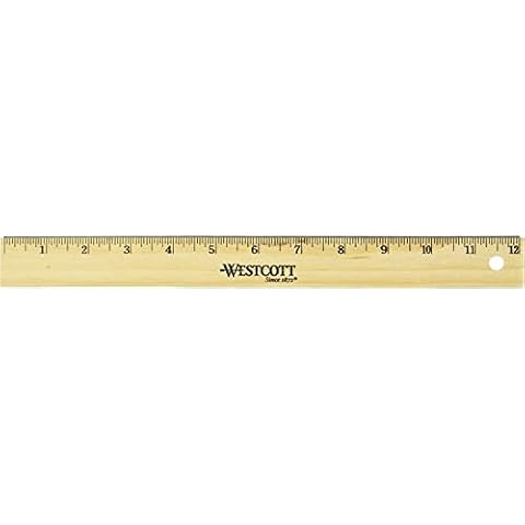  Westcott 13862 Flexible, Shatterproof Clear Ruler, 12