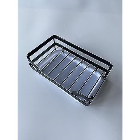 Wetheny Kitchen Sponge Holder-Kitchen Sink Caddy Organizer with Drain Pan  304 Stainless Steel for Sponges