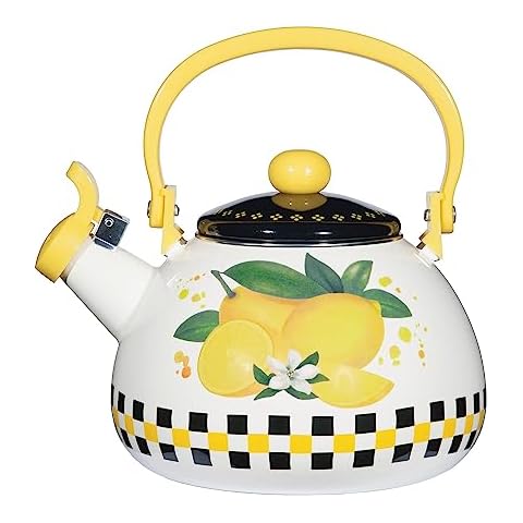 Whistling Tea Kettles, AIDEA 2.3 Quart Ceramic Tea Kettle for