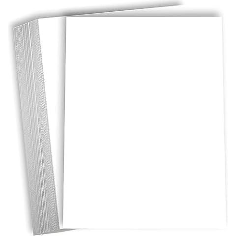 CreGear 40 Sheets White Cardstock 5x7 Cardstock Paper, 80lb/230gsm Thick  Paper Card Stock White Blank Cardstock Thick Printer Paper Cardstock for