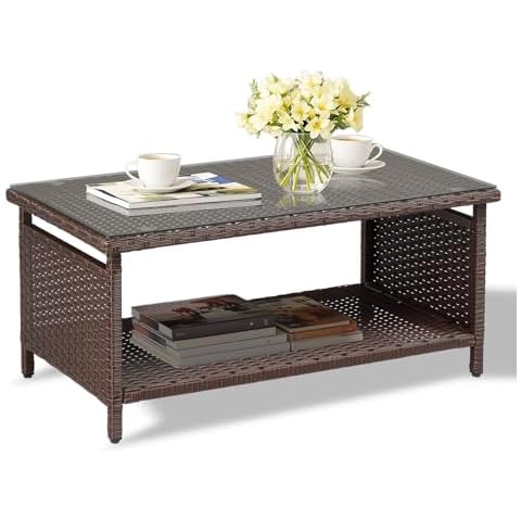 Wicker Patio Coffee Tables