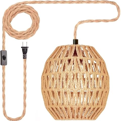 Wicker Pendant Lights