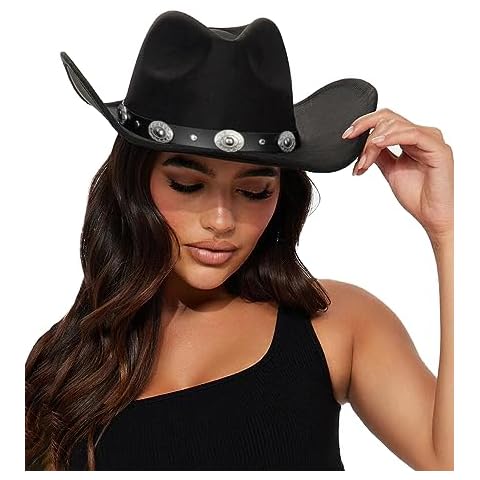 Wide Brim Cowboy Hats for Women
