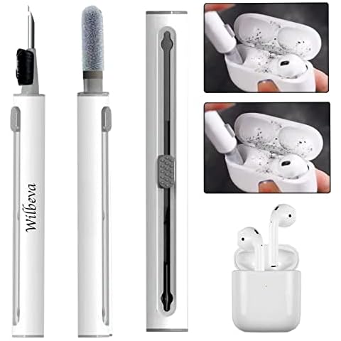 Earbud Cleaner Tool for Airpod Earbud Cleaner Pen Kit, Bluetooth Earbuds Cleaning Pen, Cleaning Dirt & Gunk from Devices with Small Crevices