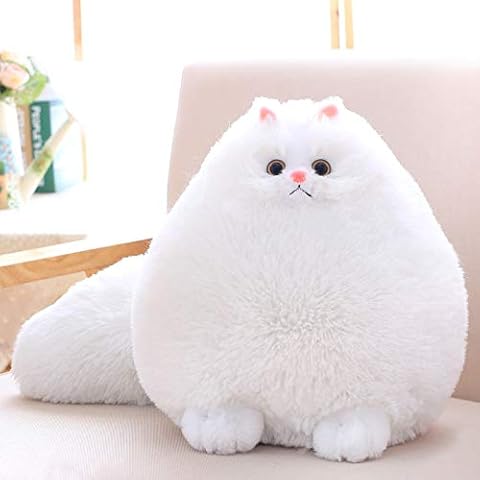 3d Huge Cylindrical Cat Plush Games Leptailurus Serval Cat Stuffed Animals  Kawaii Plushie Big Floppa Cat Doll Kids Soft Toys