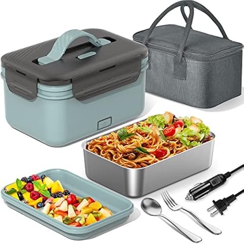 Zone Tech Heating Lunch Box - Premium Quality 2 Pack Electric