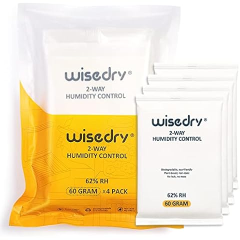 Wisedry 112 Gram [4 Packs] Silica Gel Desiccant Packs for Larger Container Desiccant Bags with Orange Indicating Beads for 3D Printer Filament Gun