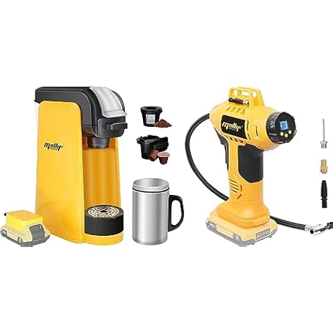 Mellif Portable Coffee Maker for Dewalt 20V Battery(Battery Not Included)