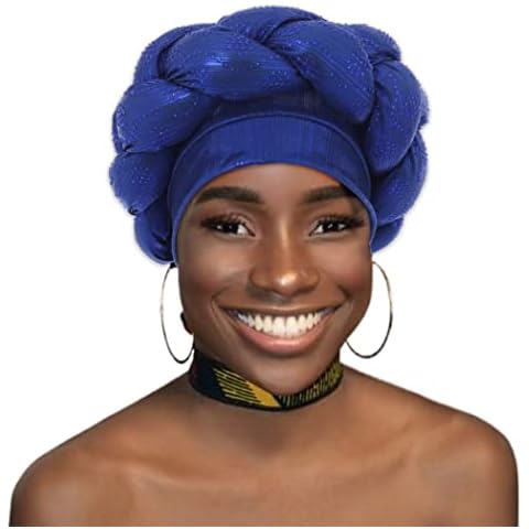  Woeoe African Headbands Knotted Hairbands Black Yoga