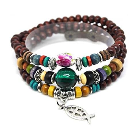 Wood Bead Bracelets thumbnail