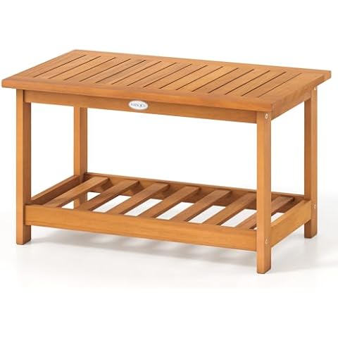 Wood Patio Coffee Tables