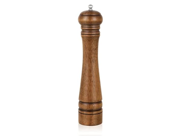 BINHAI Wooden Pepper Mill Pepper Grinder Kit Manual Mills Solid