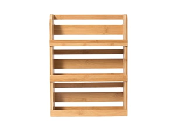 Orii 20 Jar Spice Organizer Rack in Natural Acacia Wood