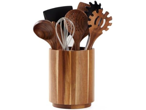 The 10 Best Wood Utensil Crocks Of 2024 Reviews Findthisbest