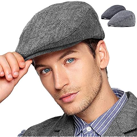 Wool Newsboy Caps for Men