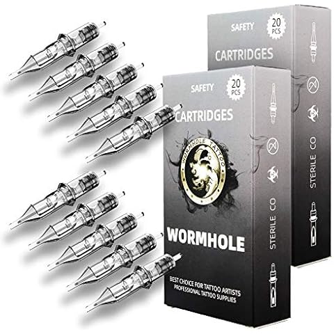 Wormhole Tattoo Cartridge Needles Long Taper 50pcs Assorted Disposable  Tattoo Needle Cartridges Mixed 5RL 7RL 9RL 5RS 7RS 9RS 15M1 21M1 15RM 21RM
