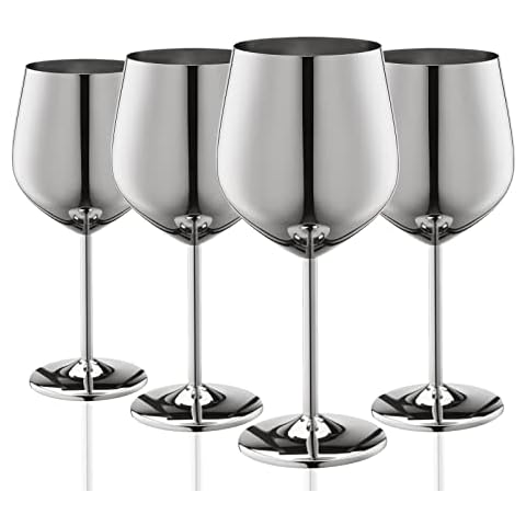 Stainless Steel Stemless Glasses - Four Piece Set – Palm City Products