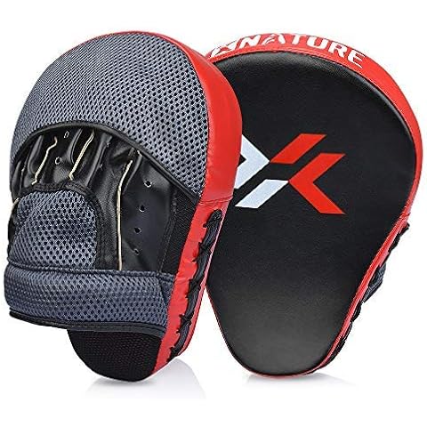 Xnature 2 PCS Boxing Pads Focus Mitts,Punching Mitts Great for MMA, Martial  Arts, Kickboxing,Muay Thai, Kickboxing,Hook and Jab Target Hand Pads, Hand  Targets & Focus Mitts -  Canada