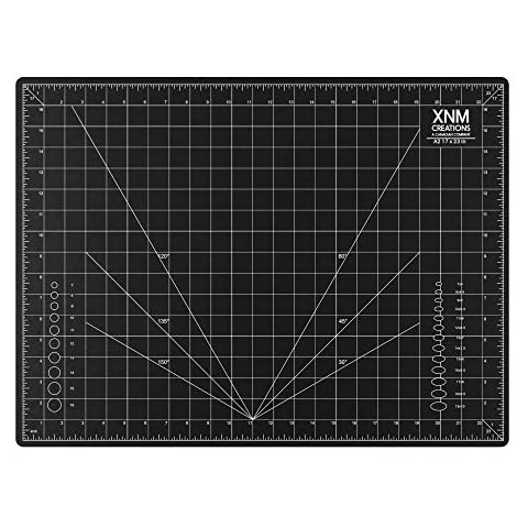 Madam Sew Self Healing Cutting Mat, 12x12 Rotating Cutting Mat for