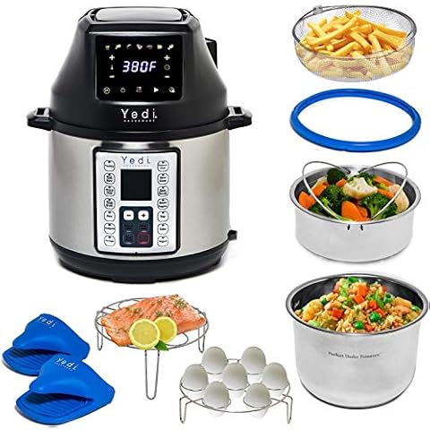 Yedi Capital Air Fryer Lid and Dehydrator, 7 Presets, DIY Function, and Delay Start Function