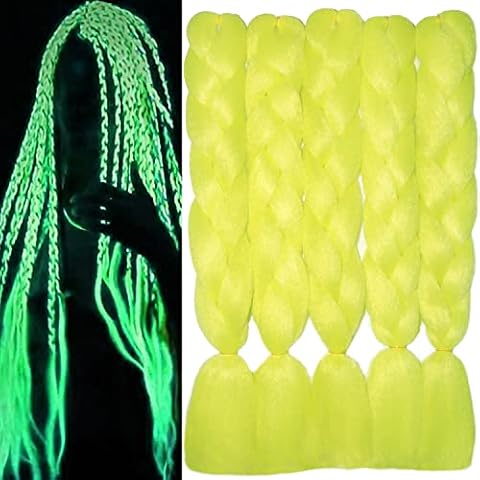 Yellow Knotless Braids