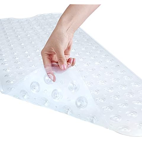 HealthSmart Extra Long Non-Slip Bath and Shower Mats - Several Colors