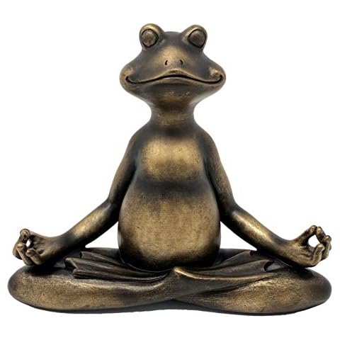 Yoga Frog Statues