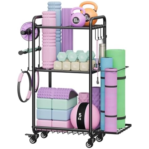 Yoga Strength Training Dumbbell Racks