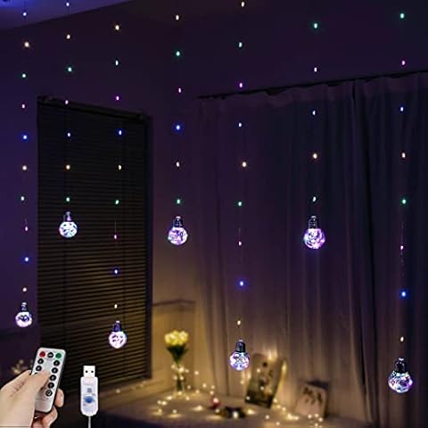 Butterfly curtain light 96 LED Fairy String Lights with USB plug flash  lights with remote control in bedroom, courtyard, Christmas, wedding and  party 