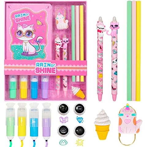 Yoytoo Unicorn Coloring Pads Kit for Girls, Unicorn Coloring Book with 60 Coloring Pages and 16 Colored Pencils for Drawing Painting, Travel