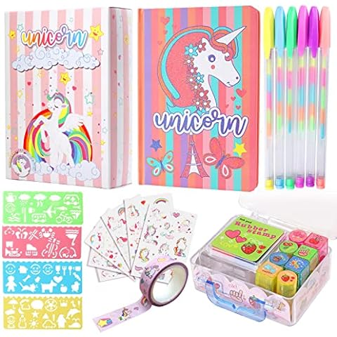 YOYTOO Unicorn Coloring Pads Kit for Girls, Unicorn Coloring Book with 60  Coloring Pages and 16 Colored Pencils for Drawing Painting, Travel Coloring  Kit for Kids Girls Ages 3-12 